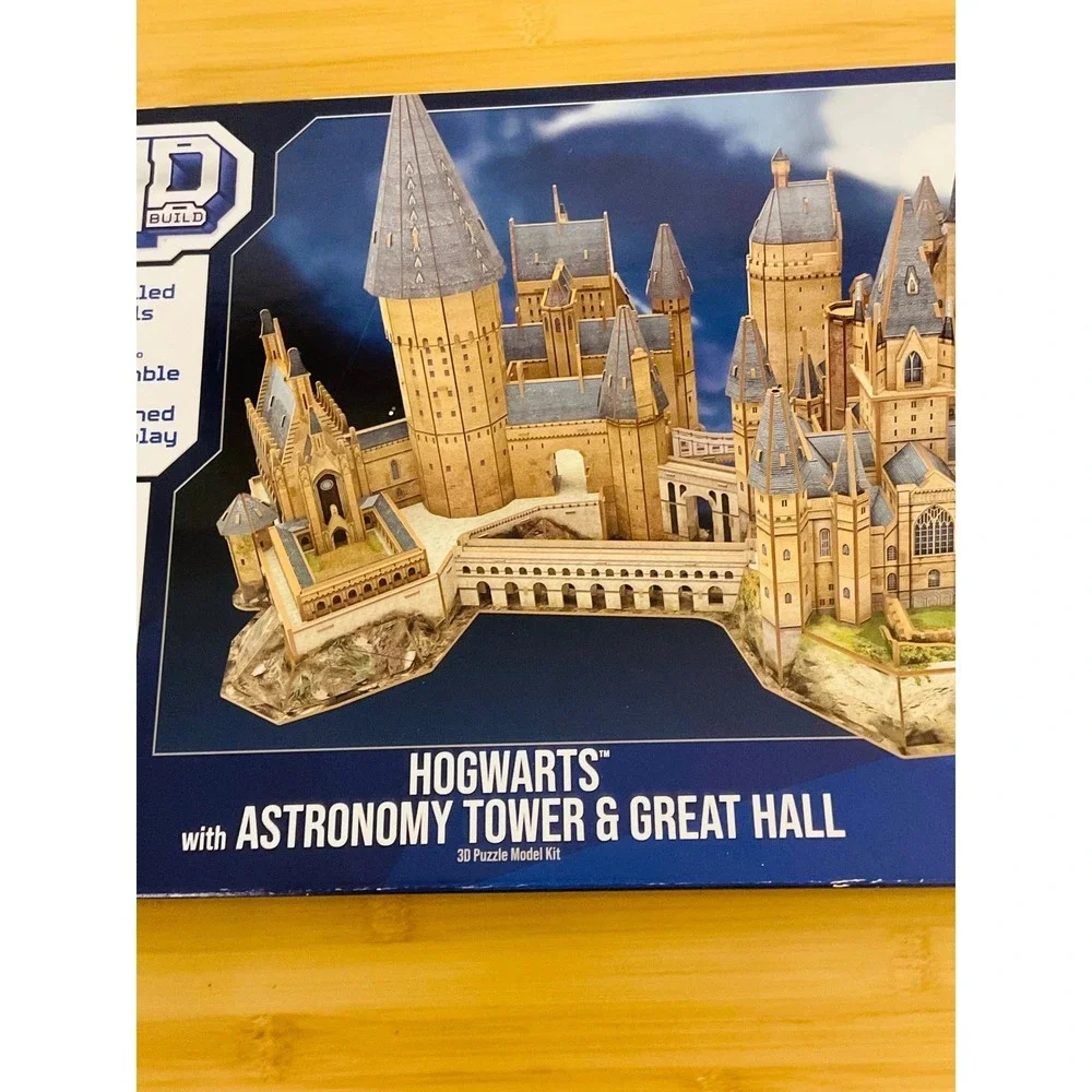 Harry Potter 4D build Hogwarts astronomy‎ tower great hall puzzle 384 pc display